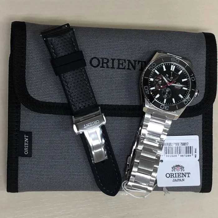 Orient Superior Automático Open Heart YN8SS002 Preto
