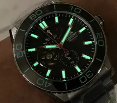 Orient Superior Automático Open Heart YN8SS002 Preto - imagem 7