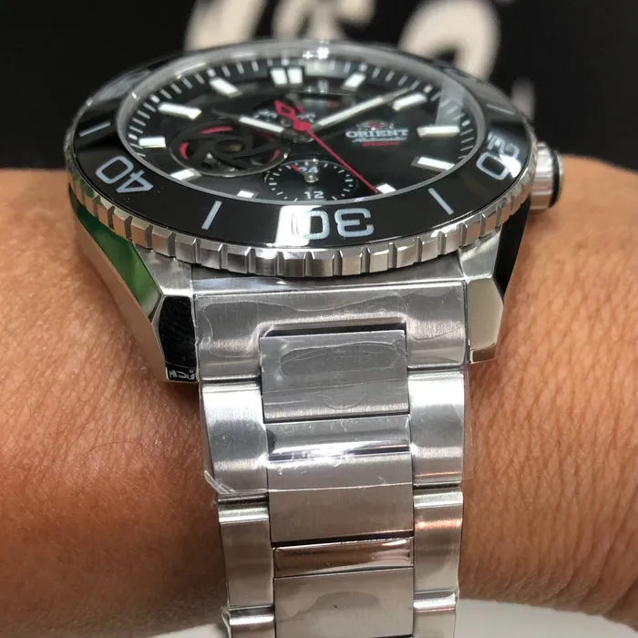 Orient Superior Automático Open Heart YN8SS002 Preto