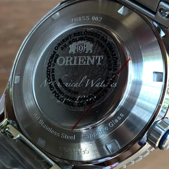 Orient Superior Automático Open Heart YN8SS002 Azul