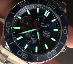 Orient Superior Automático Open Heart YN8SS002 Azul - imagem 6