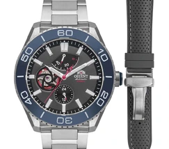 Orient Superior Automático Open Heart YN8SS003 Azul grafite - imagem 3