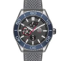 Orient Superior Automático Open Heart YN8SS003 Azul grafite - imagem 2