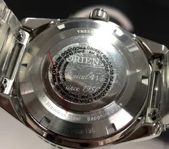 Orient Superior Automático Open Heart YN8SS003 Azul grafite - imagem 8