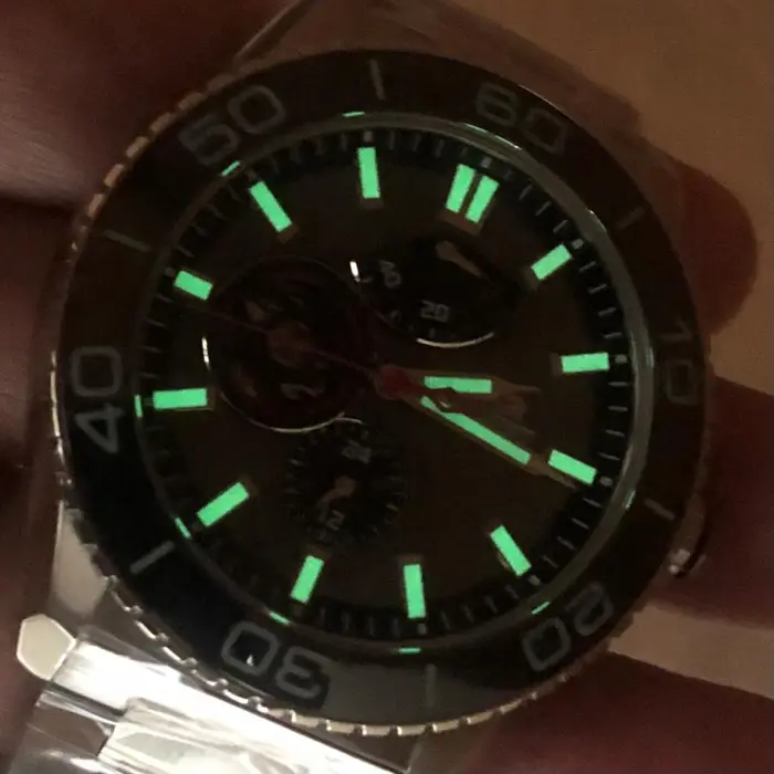 Orient Superior Automático Open Heart YN8SS002 Preto grafite