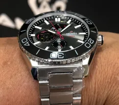 Orient Superior Automático Open Heart YN8SS002 Preto grafite - imagem 5