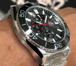 Orient Superior Automático Open Heart YN8SS002 Preto grafite - imagem 3