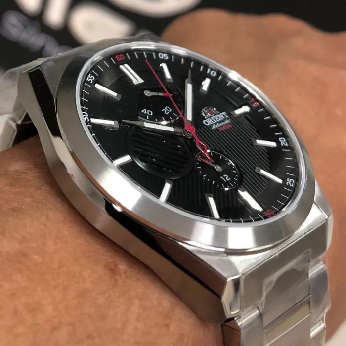 Orient Superior Automático Open Heart YN8SS004 Preto