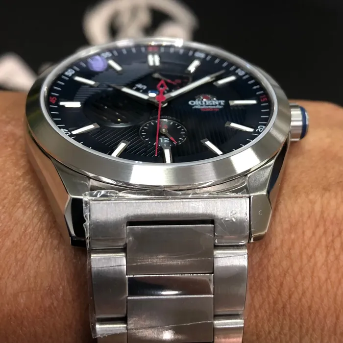 Orient Superior Automático Open Heart YN8SS004 Azul