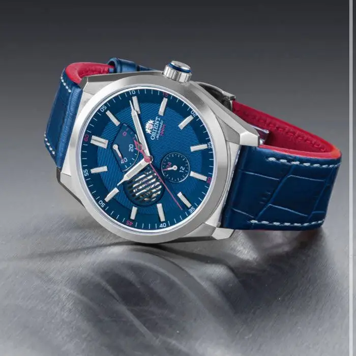 Orient Superior Automático Open Heart YN8SS004 Azul