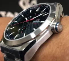 Orient Superior Automático Open Heart YN8SS004 Azul - imagem 5