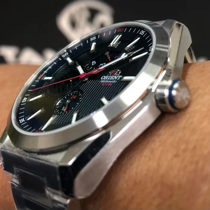 Orient Superior Automático Open Heart YN8SS004 Azul