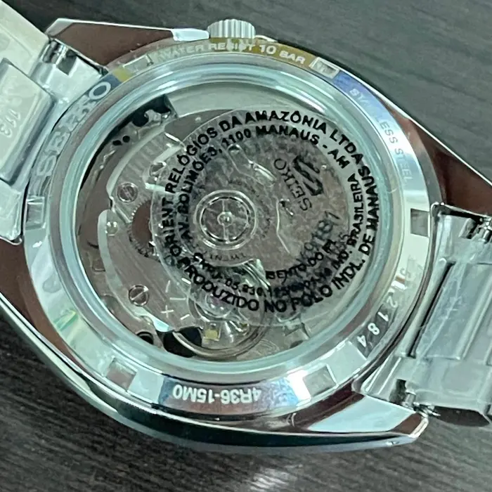 Seiko 5 sports clássico SRPK91B1 Champanhe