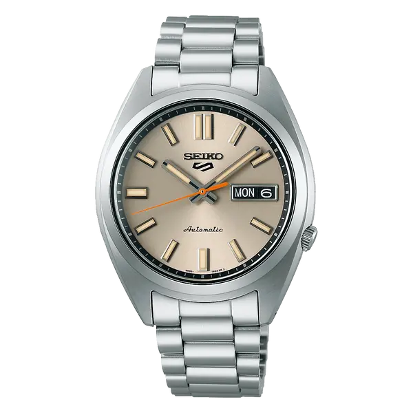 Seiko 5 sports clássico SRPK91B1 Champanhe