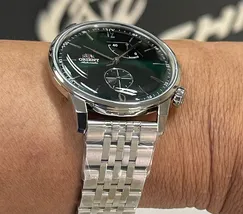 Orient Superior Automático Classico YN8SS005 verde - imagem 6