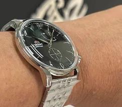 Orient Superior Automático Classico YN8SS005 verde - imagem 4