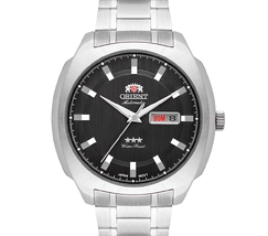 Orient 3 EStrelas Automático Classico F49ss022 preto - imagem 2