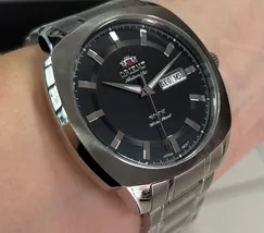 Orient 3 EStrelas Automático Classico F49ss022 preto - imagem 4
