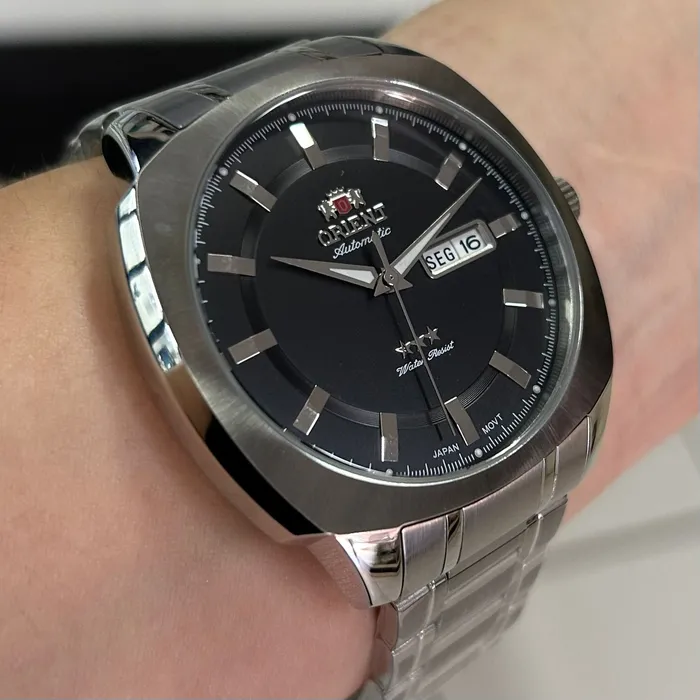 Orient 3 EStrelas Automático Classico F49ss022 preto