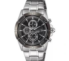 Seiko Quartzo Cronograph 7T92CN/1 grafite - imagem 2