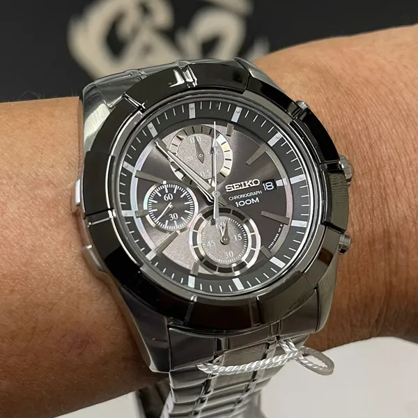 Seiko Quartzo Cronograph 7T92CN/1 grafite