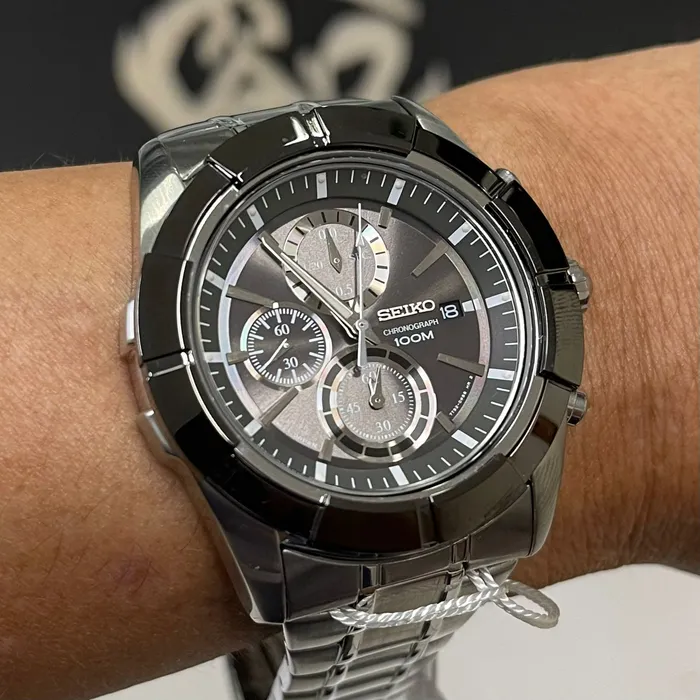 Seiko Quartzo Cronograph 7T92CN/1 grafite