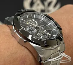 Seiko Quartzo Cronograph 7T92CN/1 grafite - imagem 3