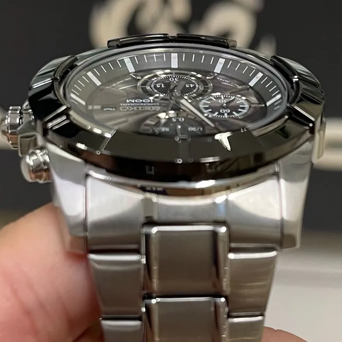 Seiko Quartzo Cronograph 7T92CN/1 grafite