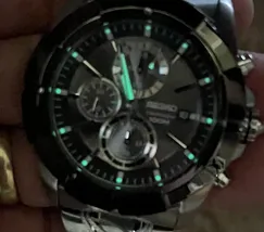 Seiko Quartzo Cronograph 7T92CN/1 grafite - imagem 6