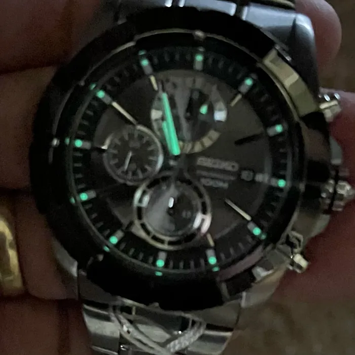 Seiko Quartzo Cronograph 7T92CN/1 grafite
