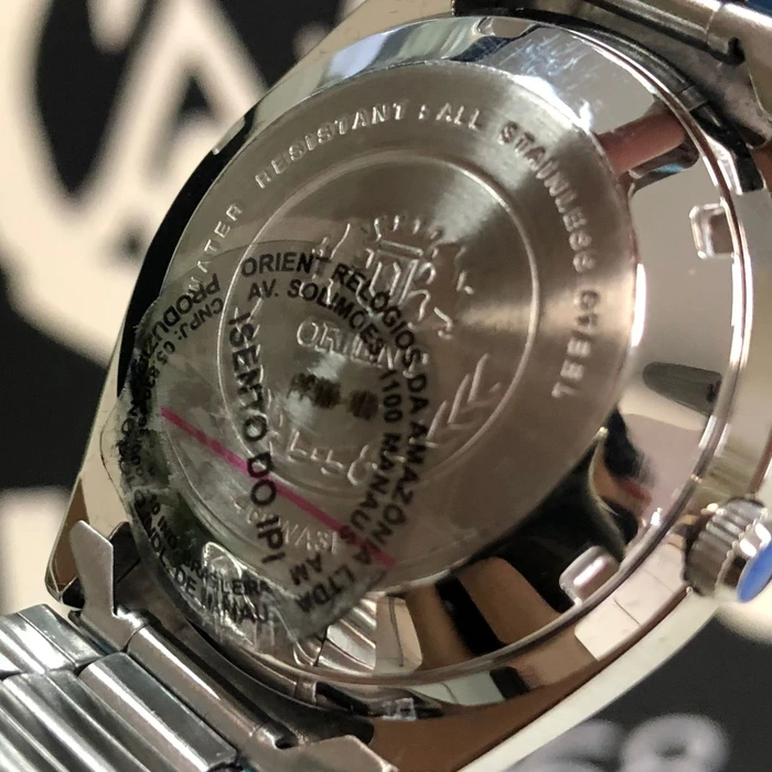 Orient 3 EStrelas Automático classico 469WA3F Azul