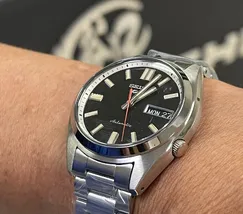 Seiko 5 sports clássico SRPK89B1 preto - imagem 3