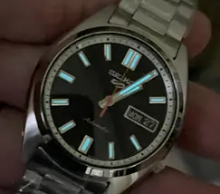 Seiko 5 sports clássico SRPK89B1 preto - imagem 6