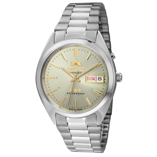 Orient 3 EStrelas Automático classico 469WA3F Champanhe
