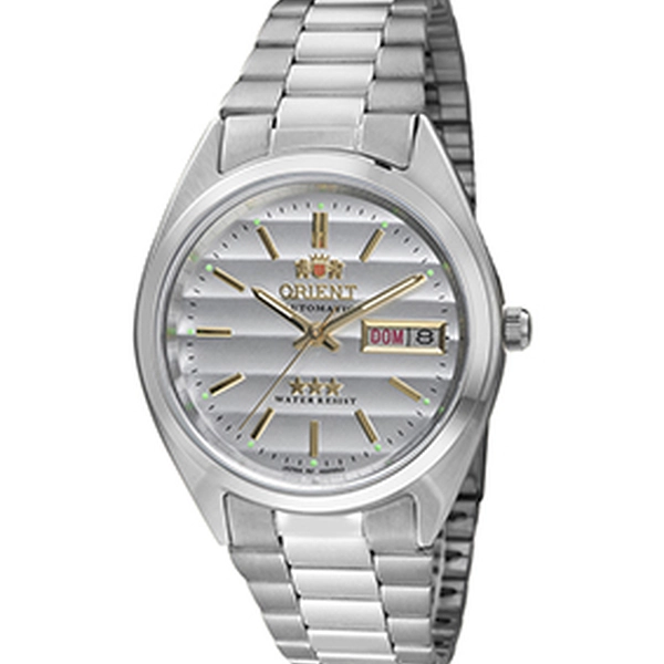 Orient 3 EStrelas Automático classico 469WA3F Branco