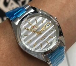 Orient 3 EStrelas Automático classico 469WA3F Branco - imagem 1