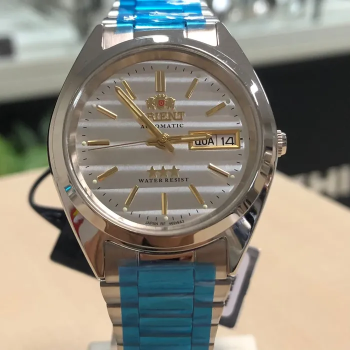 Orient 3 EStrelas Automático classico 469WA3F Branco