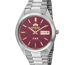 Orient 3 EStrelas Automático classico 469WA3NH Vermelha - imagem 2