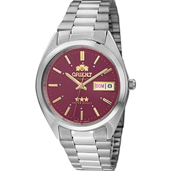 Orient 3 EStrelas Automático classico 469WA3NH vermelho