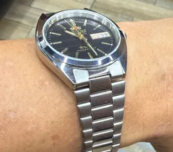 Orient 3 EStrelas Automático classico 469WA3NH Preto - imagem 5