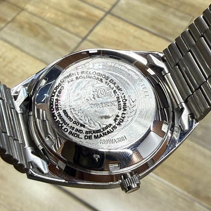 Orient 3 EStrelas Automático classico 469WA3NH Preto