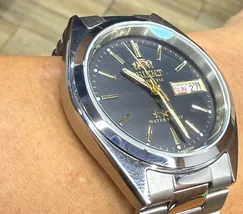 Orient 3 EStrelas Automático classico 469WA3NH Preto - imagem 3