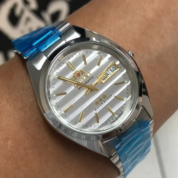 Orient 3 EStrelas Automático classico 469WA3NH Branco