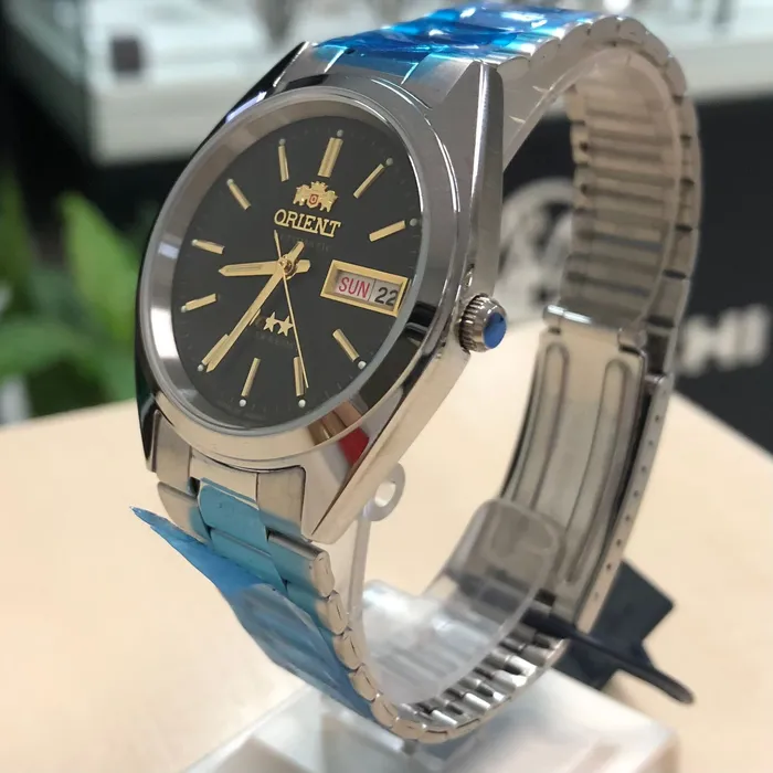 Orient 3 EStrelas Automático classico 469WA3F Preto