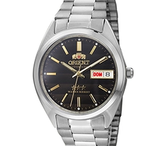 Orient 3 EStrelas Automático classico 469WA3F Preto - imagem 2