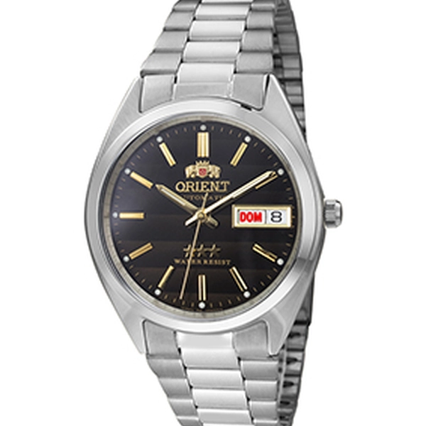 Orient 3 EStrelas Automático classico 469WA3F Preto