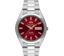 Orient 3 EStrelas Automático classico 469SS084NH Vermelho - imagem 2