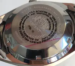 Orient 3 EStrelas Automático classico 469SS084NH marrom - imagem 7