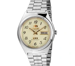 Orient 3 EStrelas Automático classico 469WB1AF Champanhe - imagem 2