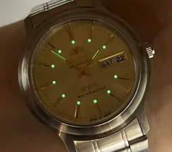 Orient 3 EStrelas Automático classico 469WA1AF Champanhe - imagem 6